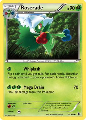Roserade 9/106 - XY  Flashfire Reverse Holofoil - Poke-Collect