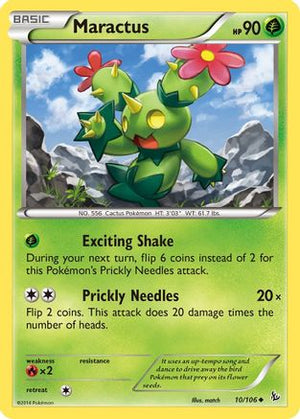 Maractus 10/106 - XY  Flashfire - Poke-Collect