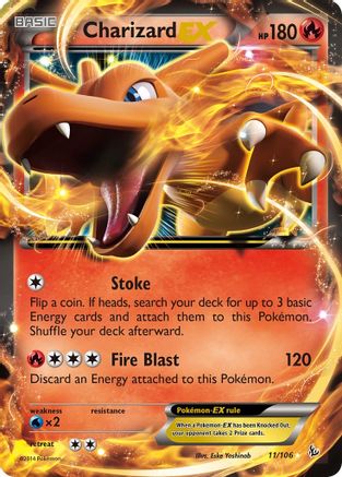 Charizard EX (11) 11/106 - XY  Flashfire Holofoil - Poke-Collect