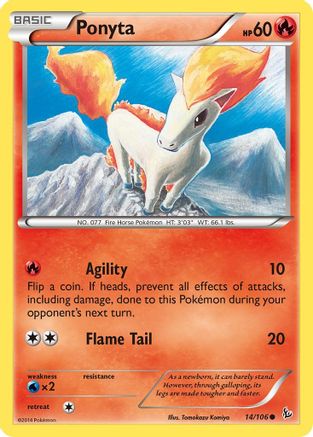 Ponyta 14/106 - XY  Flashfire - Poke-Collect