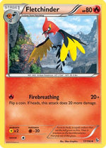 Fletchinder 17/106 - XY  Flashfire Reverse Holofoil - Poke-Collect