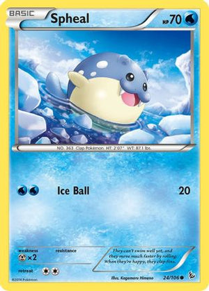 Spheal 24/106 - Flashfire Reverse Holofoil - Poke-Collect