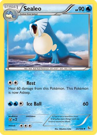 Sealeo 25/106 - XY  Flashfire - Poke-Collect