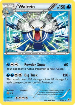 Walrein 26/106 - Flashfire - Poke-Collect
