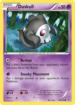 Duskull 38/106 - XY  Flashfire Reverse Holofoil - Poke-Collect