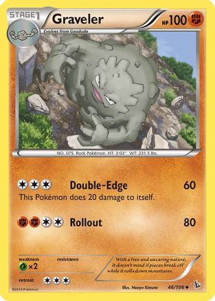 Graveler 46/106 - XY  Flashfire - Poke-Collect
