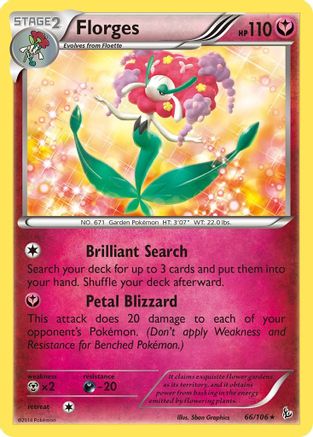 Florges 66/106 - XY  Flashfire Holofoil - Poke-Collect