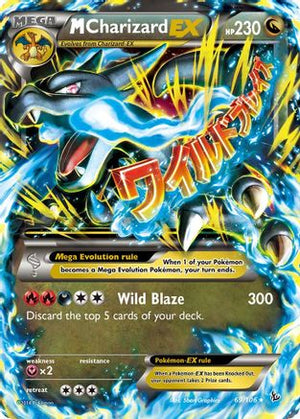 M Charizard EX (X) 69/106 - XY  Flashfire Holofoil - Poke-Collect