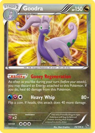 Goodra 74/106 - XY  Flashfire Reverse Holofoil - Poke-Collect