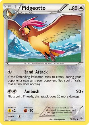 Pidgeotto 76/106 - XY  Flashfire - Poke-Collect