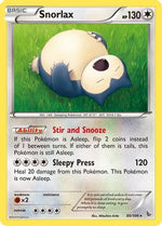 Snorlax 80/106 - Flashfire Reverse Holofoil - Poke-Collect