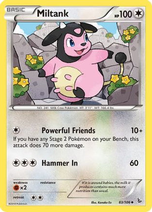 Miltank 83/106 - XY  Flashfire Reverse Holofoil - Poke-Collect