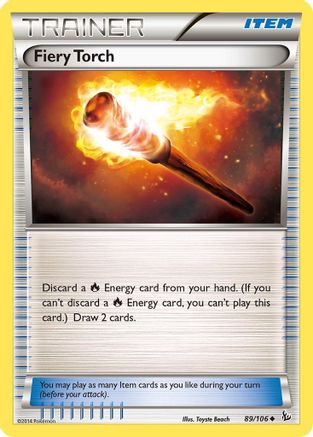 Fiery Torch 89/106 - XY  Flashfire - Poke-Collect
