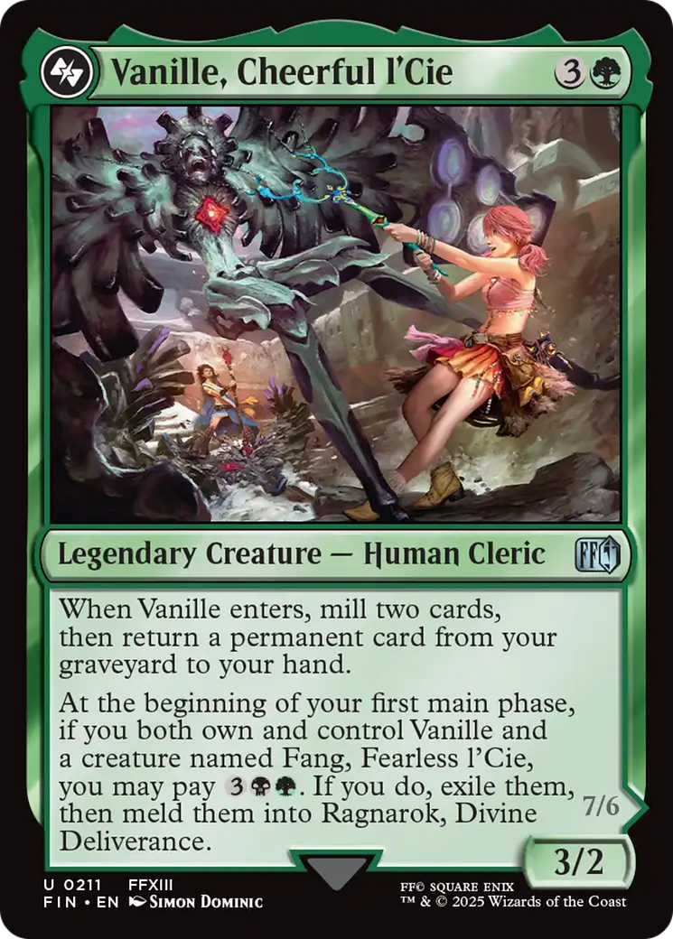 Vanille, Cheerful l'Cie (FIN-211) - FINAL FANTASY Foil - Poke-Collect