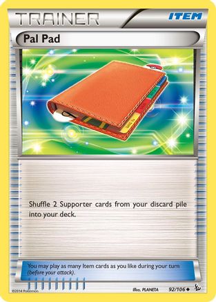 Pal Pad 92/106 - XY  Flashfire - Poke-Collect