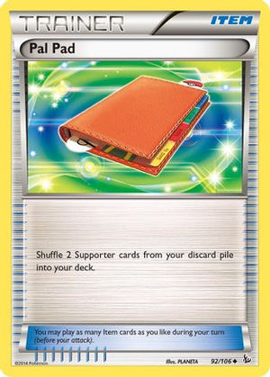 Pal Pad 92/106 - XY  Flashfire - Poke-Collect