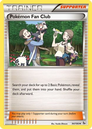 Pokemon Fan Club 94/106 - XY  Flashfire - Poke-Collect