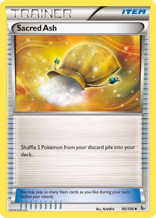 Sacred Ash 96/106 - XY  Flashfire Reverse Holofoil - Poke-Collect
