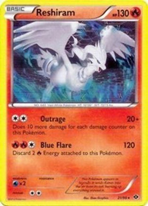 Reshiram - 21/99 (Next Destinies) 21 - Deck Exclusives Holofoil - Poke-Collect