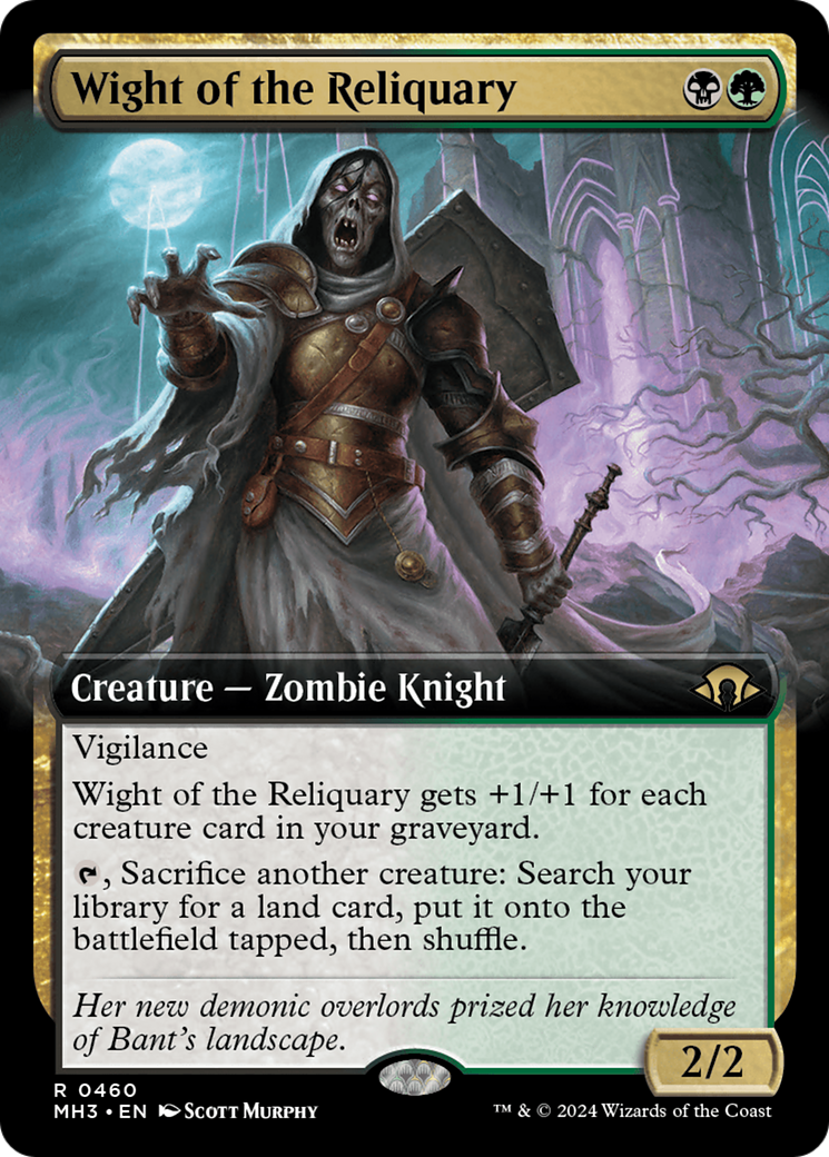 Wight of the Reliquary (Extended Art) (MH3-460) - Modern Horizons 3: (Extended Art) - Poke-Collect