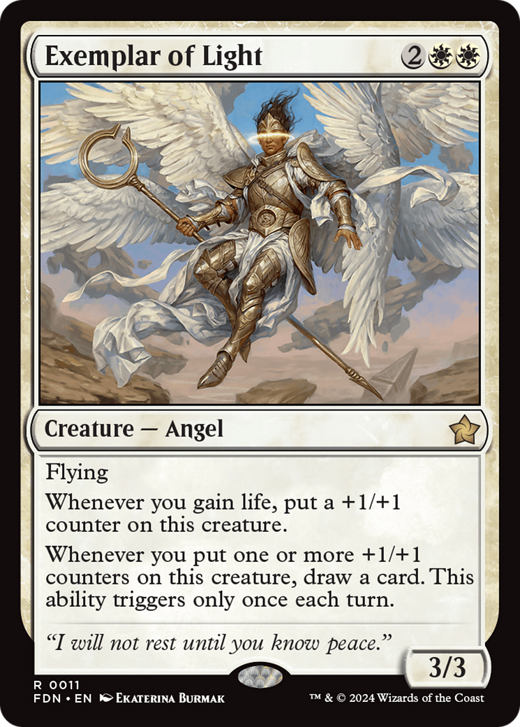 Exemplar of Light (FDN-011) - Foundations Foil - Poke-Collect