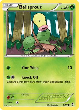 Bellsprout 1/111 - XY  Furious Fists Reverse Holofoil - Poke-Collect
