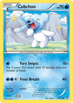 Cubchoo 21/111 - XY  Furious Fists - Poke-Collect