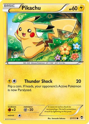 Pikachu 27/111 - XY  Furious Fists - Poke-Collect