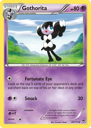 Gothorita 40/111 - XY  Furious Fists Reverse Holofoil - Poke-Collect