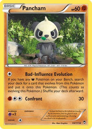 Pancham (59) 59/111 - XY  Furious Fists Reverse Holofoil - Poke-Collect