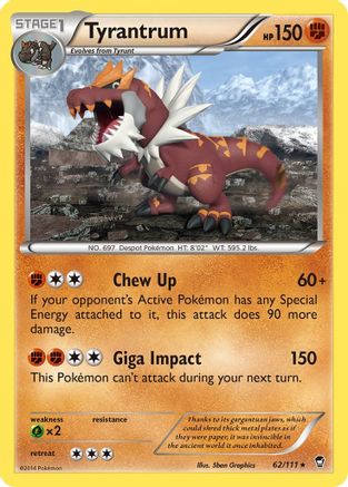 Tyrantrum 62/111 - Furious Fists - Poke-Collect