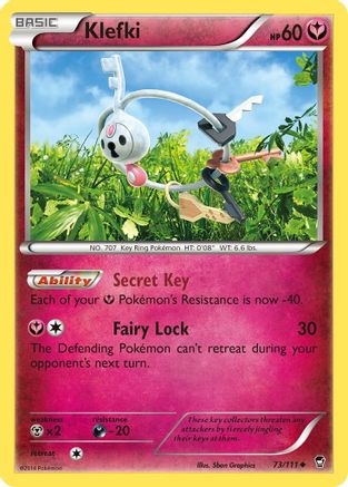 Klefki 73/111 - XY  Furious Fists Reverse Holofoil - Poke-Collect
