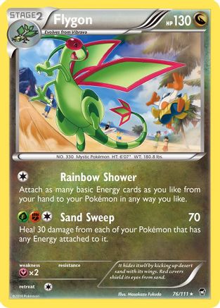 Flygon 76/111 - XY  Furious Fists - Poke-Collect