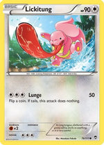 Lickitung 78/111 - XY  Furious Fists Reverse Holofoil - Poke-Collect