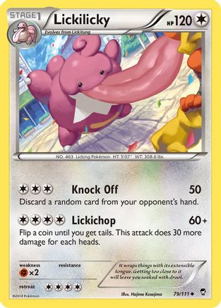 Lickilicky 79/111 - XY  Furious Fists - Poke-Collect