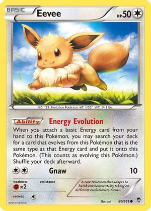 Eevee 80/111 - XY  Furious Fists - Poke-Collect