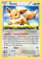 Eevee 80/111 - XY  Furious Fists Reverse Holofoil - Poke-Collect