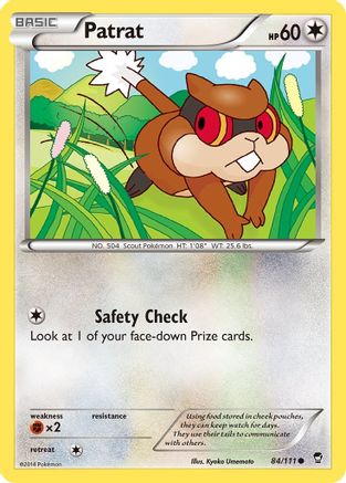 Patrat 84/111 - XY  Furious Fists - Poke-Collect