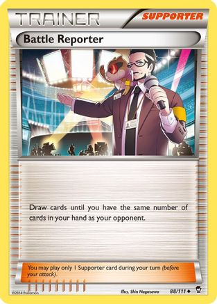 Battle Reporter 88/111 - XY  Furious Fists Reverse Holofoil - Poke-Collect