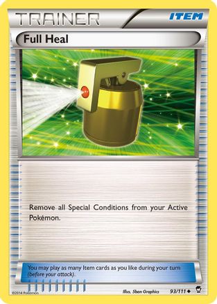Full Heal 93/111 - XY  Furious Fists - Poke-Collect