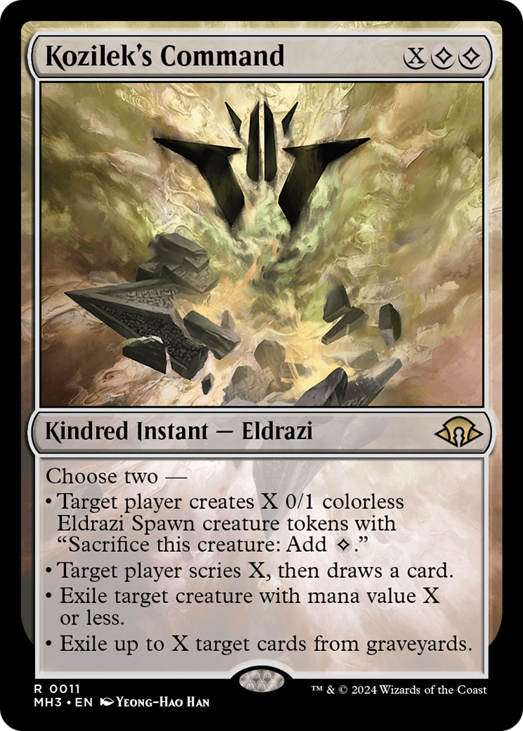 Kozilek's Command (MH3-011) - Modern Horizons 3 Foil - Poke-Collect