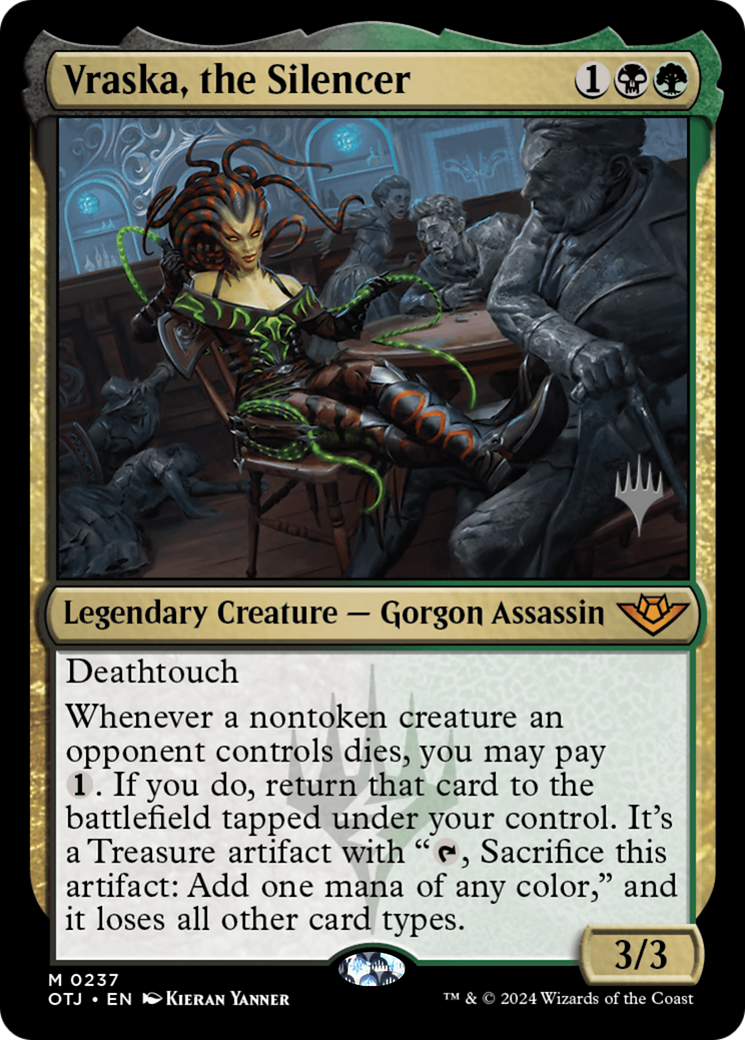 Vraska, the Silencer (PPOTJ-237) - Outlaws of Thunder Junction Promos - Poke-Collect