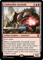 Combustible Gearhulk (M3C-210) - Modern Horizons 3 Commander - Poke-Collect