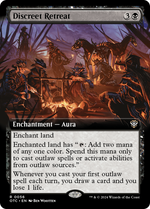 Discreet Retreat (OTC-056) - Outlaws of Thunder Junction Commander: (Extended Art) - Poke-Collect