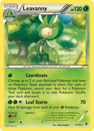 Leavanny 7/119 - XY  Phantom Forces - Poke-Collect