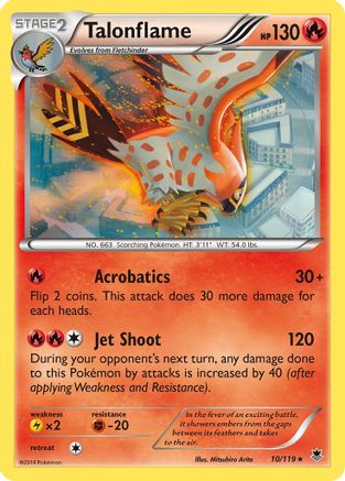 Talonflame 10/119 - Phantom Forces - Poke-Collect