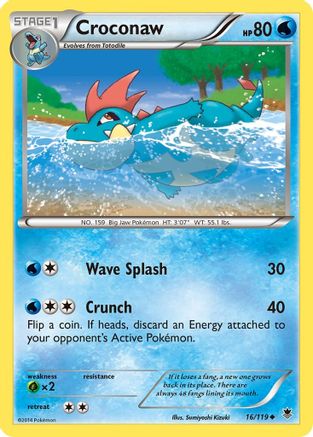 Croconaw 16/119 - XY  Phantom Forces - Poke-Collect