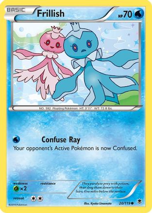 Frillish 20/119 - XY  Phantom Forces - Poke-Collect