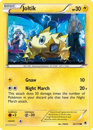 Joltik 26/119 - XY  Phantom Forces - Poke-Collect