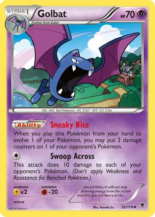 Golbat 32/119 - XY  Phantom Forces - Poke-Collect